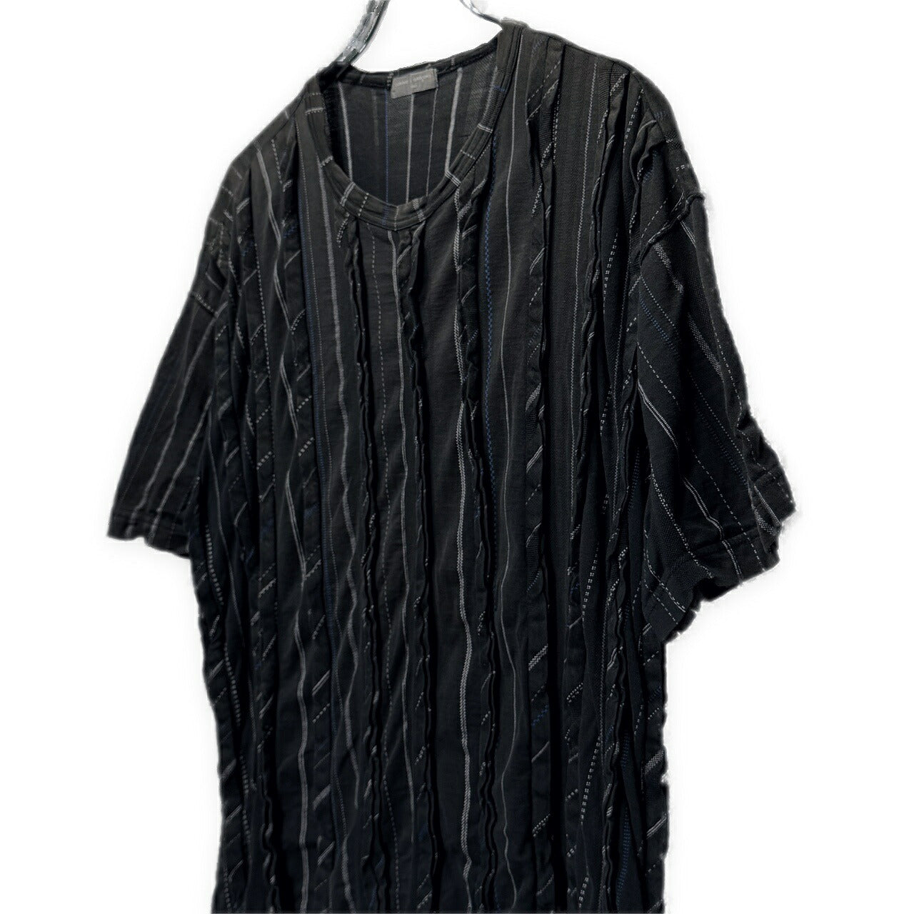 COMME des GARCONS HOMME 90s Frill T-Shirt Black