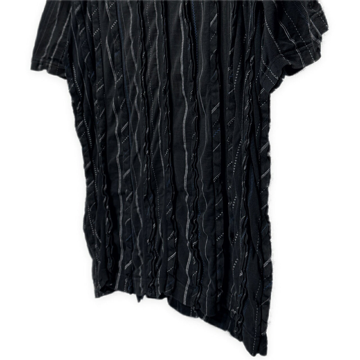 COMME des GARCONS HOMME 90s Frill T-Shirt Black