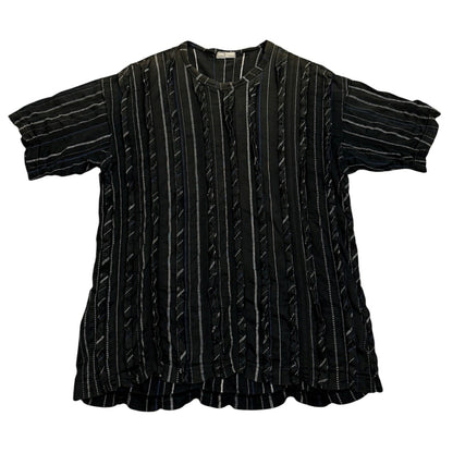 COMME des GARCONS HOMME 90s Frill T-Shirt Black
