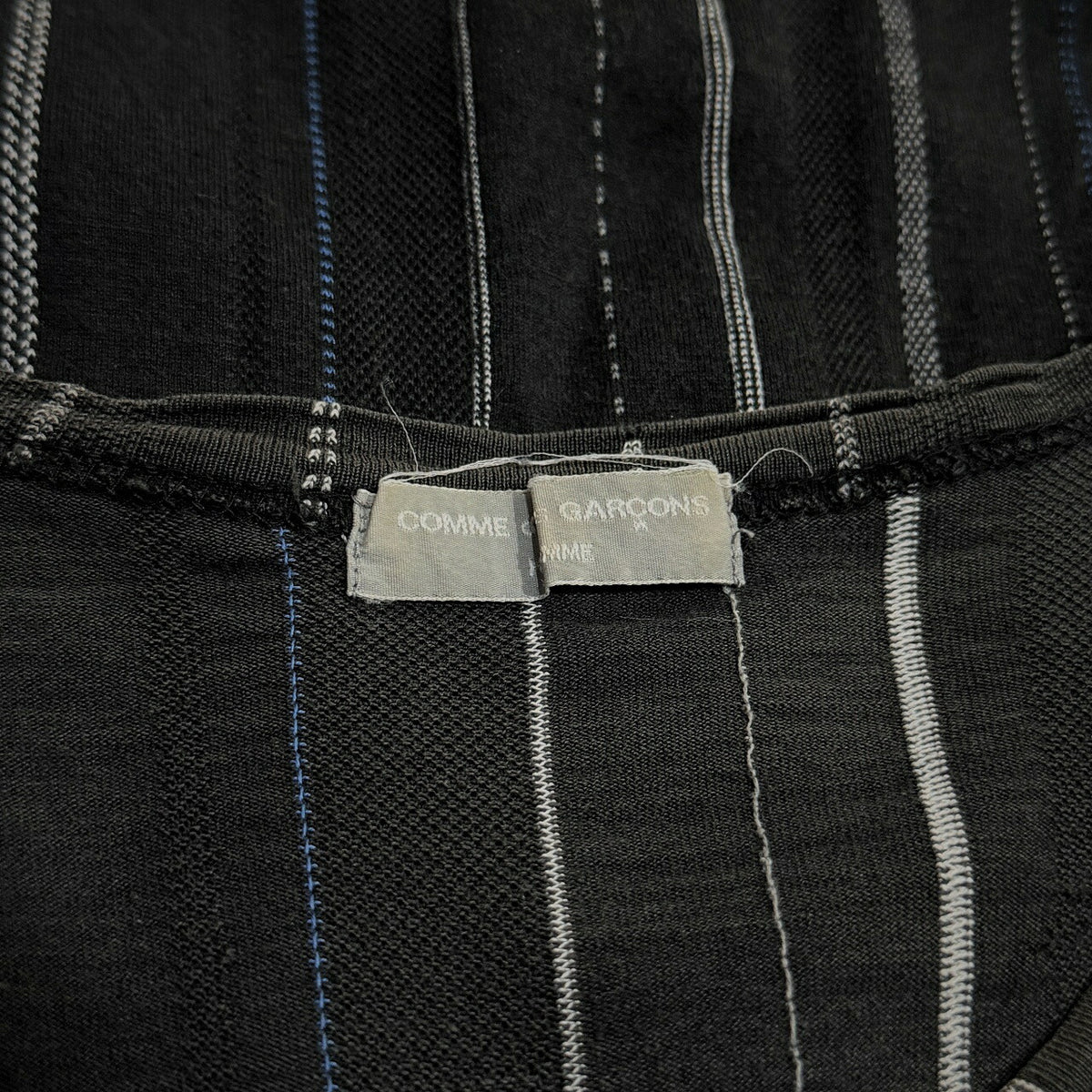 COMME des GARCONS HOMME 90s Frill T-Shirt Black