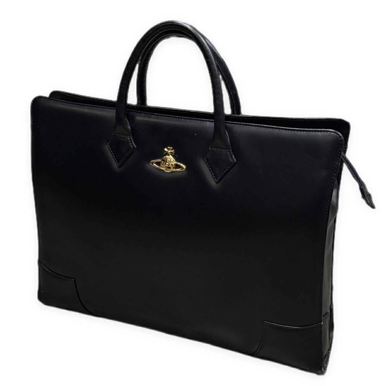 Vivienne Westwood Orb Logo Leather Bag Black Size ONE SIZE