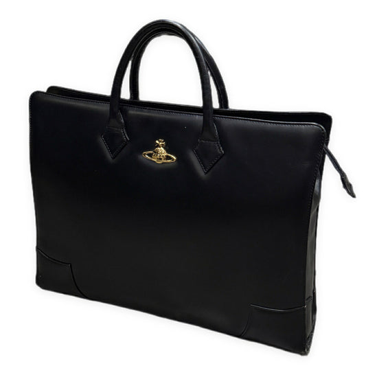 Vivienne Westwood Orb Logo Leather Bag Black Size ONE SIZE