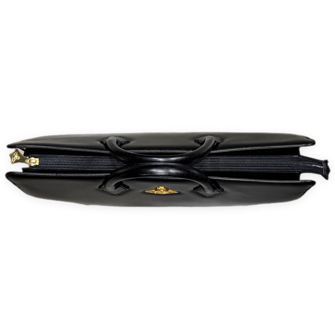 Vivienne Westwood Orb Logo Leather Bag Black Size ONE SIZE