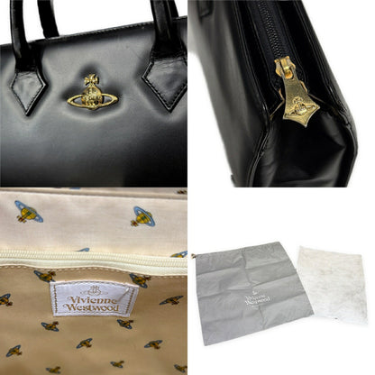 Vivienne Westwood Orb Logo Leather Bag Black Size ONE SIZE
