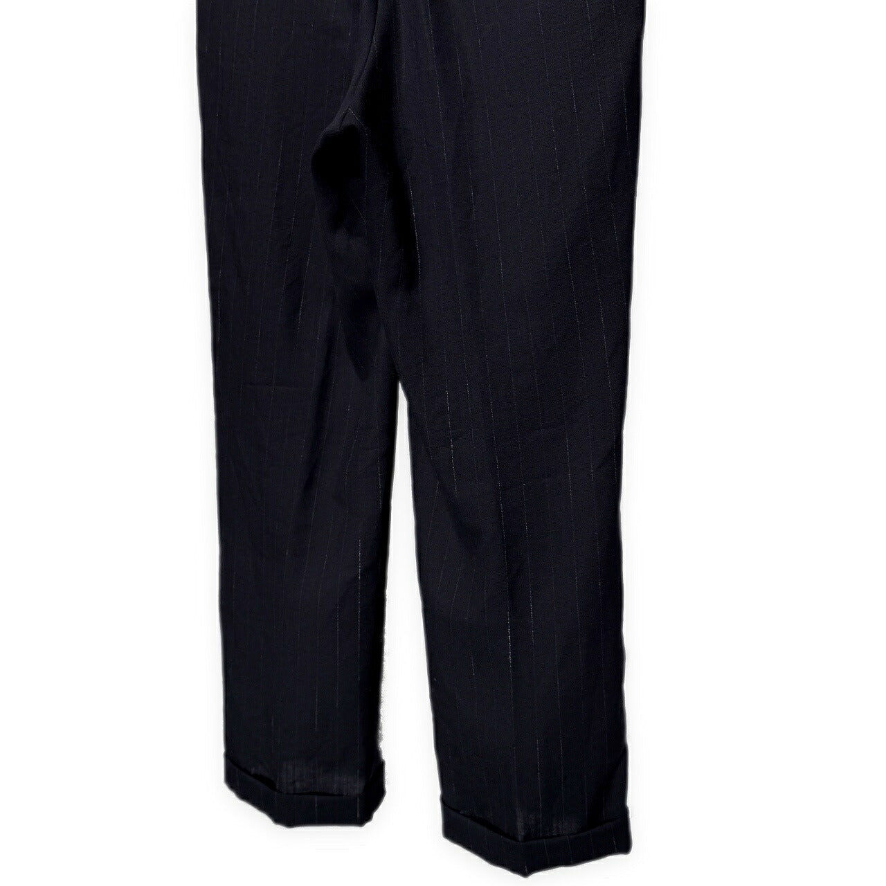 AURALEE 20SS Wool Cupro Linen Stripe Slacks Blue Size 3
