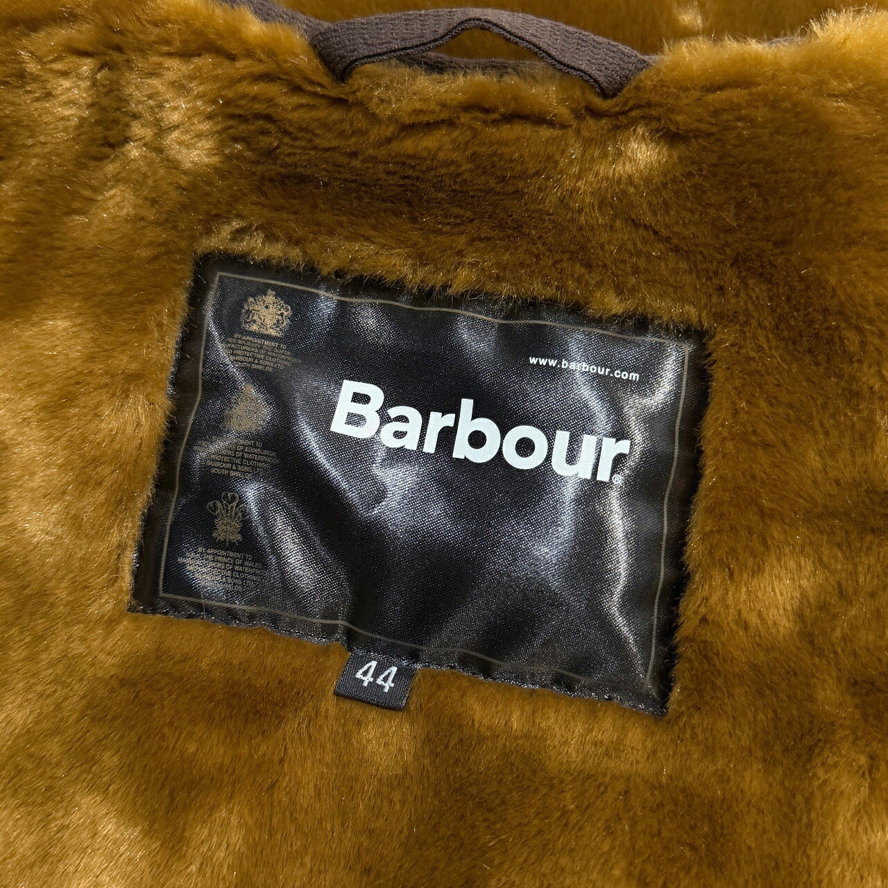 Barbour Warm Pile Zip-in Liner Vest Brown Size 44
