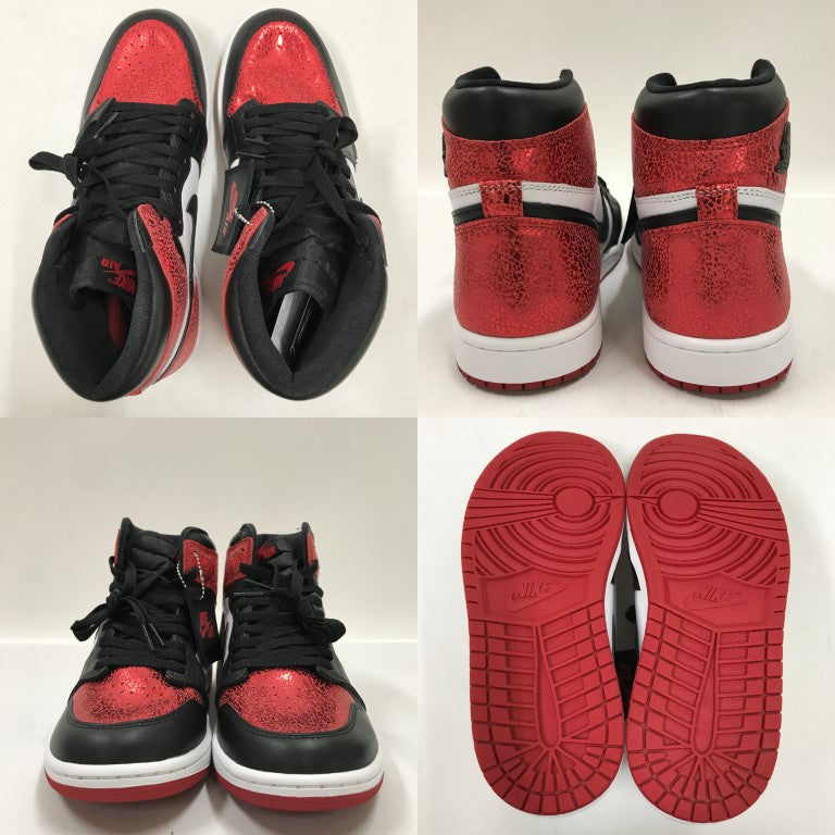 NIKE Air Jordan 1 High OG Ruby Sneakers Size 27