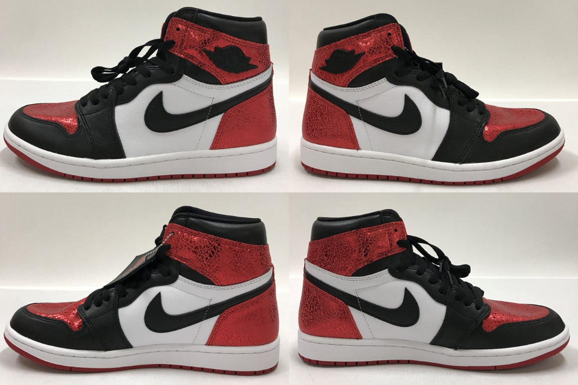 NIKE Air Jordan 1 High OG Ruby Sneakers Size 27