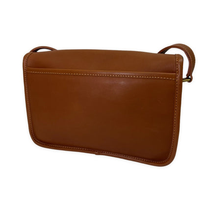 COACH Old Coach Turnlock Glove Leather Blazer Brown