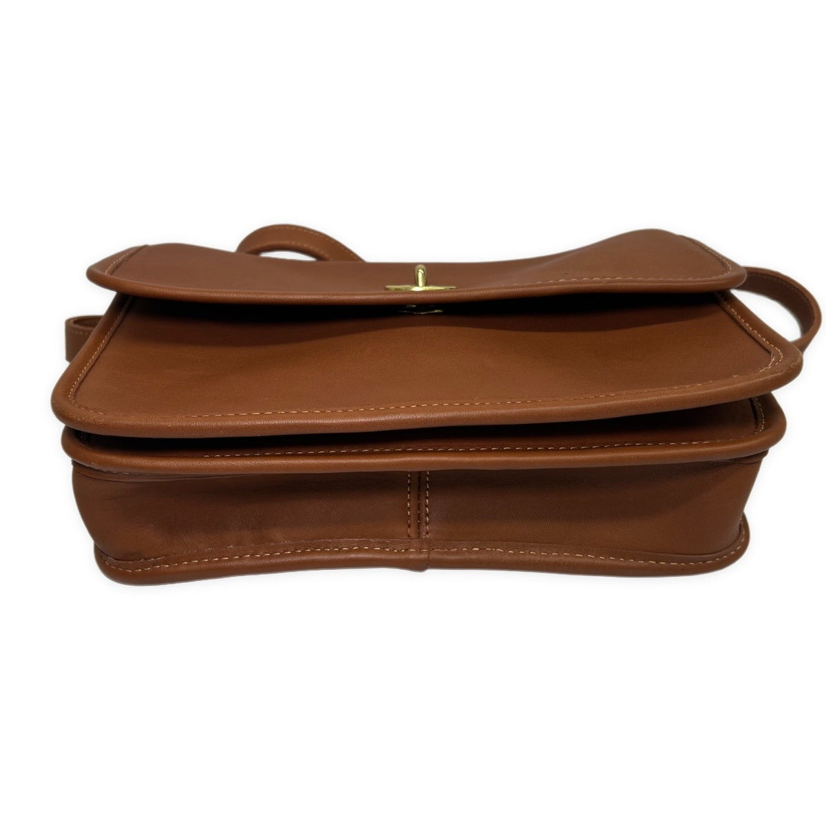 COACH Old Coach Turnlock Glove Leather Blazer Brown