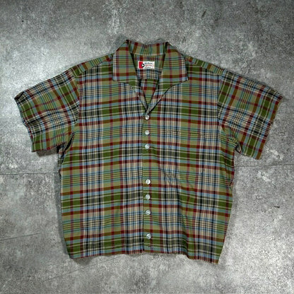 Sportswear by Revere 50s Italian Collar Sleeve Shirt Size M