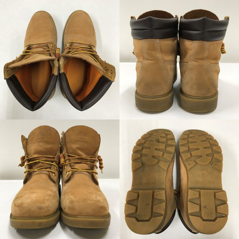 Timberland 6 Inch Waterproof Boots Wheat Size 26