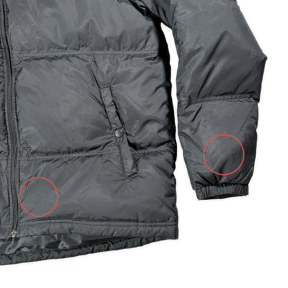NIKE Oversized Polyester Down Jacket Black Size XL