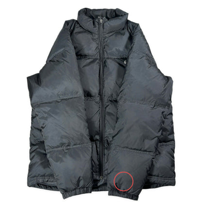 NIKE Oversized Polyester Down Jacket Black Size XL