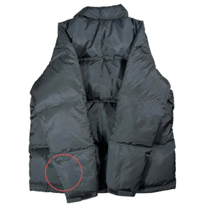 NIKE Oversized Polyester Down Jacket Black Size XL