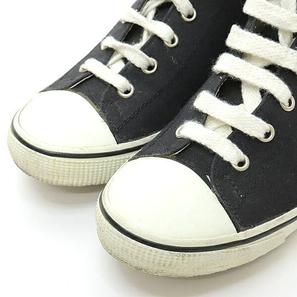 CHANEL Coco Mark Canvas High-Top Sneakers Size 37