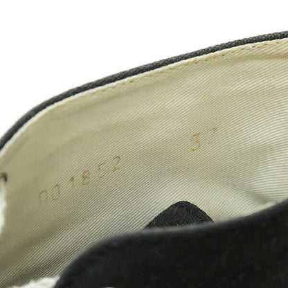 CHANEL Coco Mark Canvas High-Top Sneakers Size 37