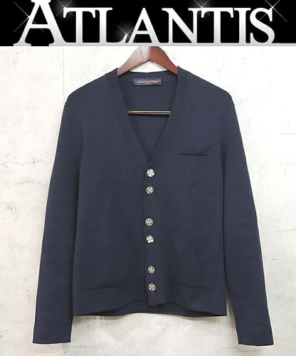 LOUIS VUITTON 25SS Jewel Button Cardigan Navy Size S