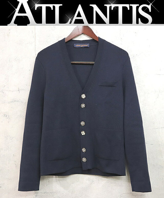 LOUIS VUITTON 25SS Jewel Button Cardigan Navy Size S