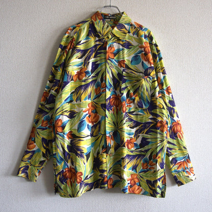 Issey Miyake Botanical Oversized Rayon Shirt Size M