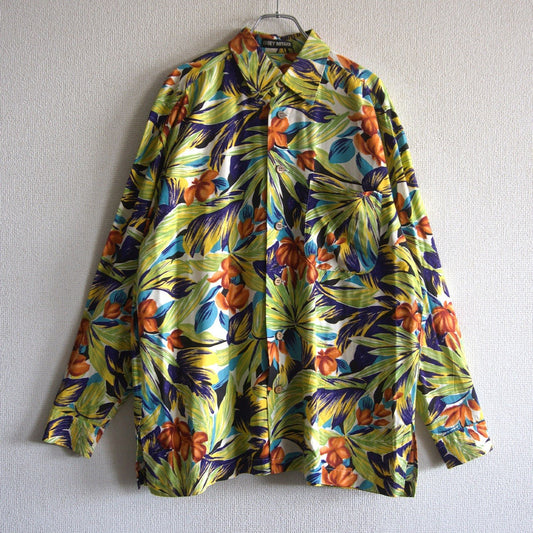 Issey Miyake Botanical Oversized Rayon Shirt Size M