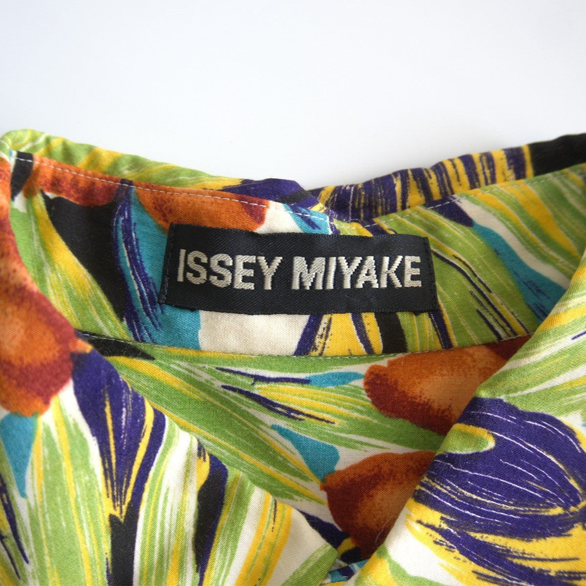 Issey Miyake Botanical Oversized Rayon Shirt Size M