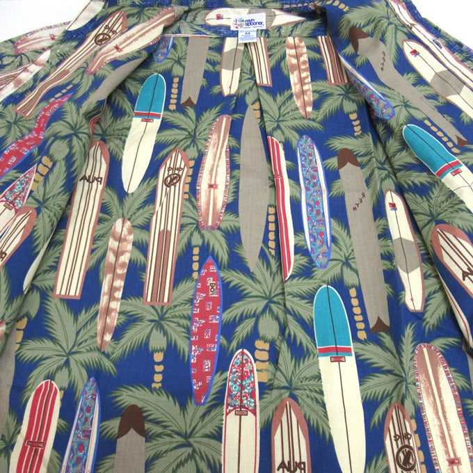 Reyn Spooner Surfboard Aloha Shirt Multi Size M