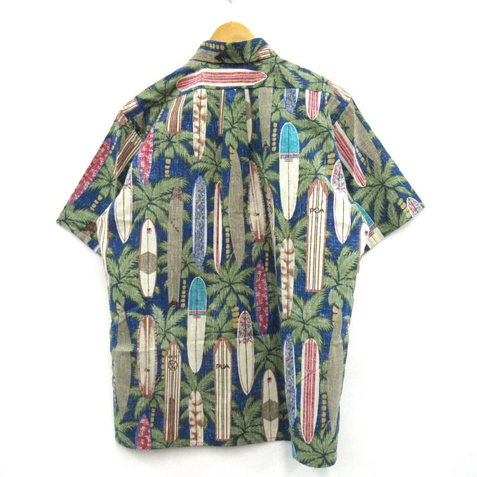 Reyn Spooner Surfboard Aloha Shirt Multi Size M