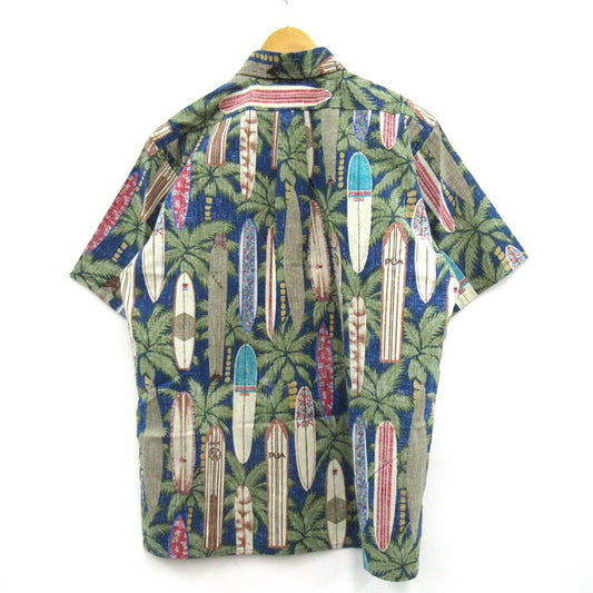 Reyn Spooner Surfboard Aloha Shirt Multi Size M