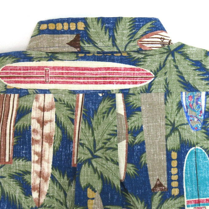 Reyn Spooner Surfboard Aloha Shirt Multi Size M