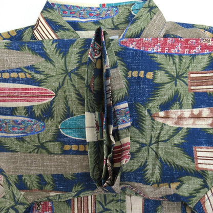 Reyn Spooner Surfboard Aloha Shirt Multi Size M