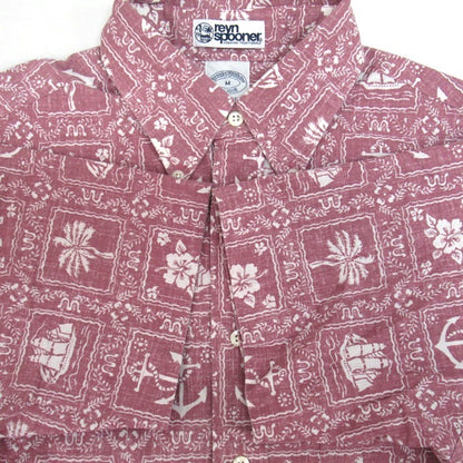 Reyn Spooner x Brooks Brothers Aloha Shirt Pink Size M