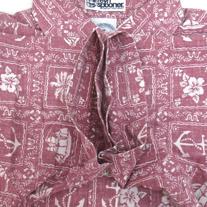 Reyn Spooner x Brooks Brothers Aloha Shirt Pink Size M