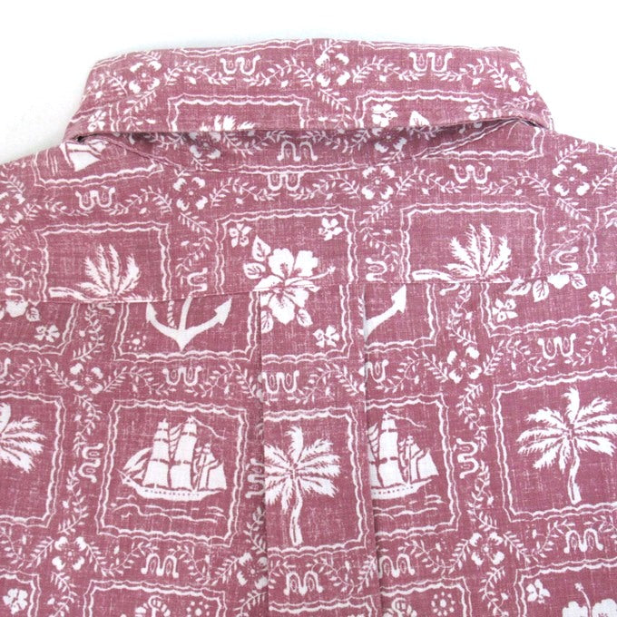 Reyn Spooner x Brooks Brothers Aloha Shirt Pink Size M