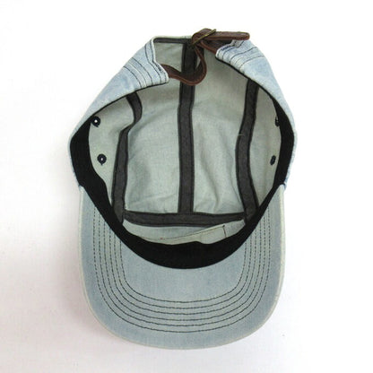 Supreme 17SS Washed Chino Twill Camp Cap Indigo