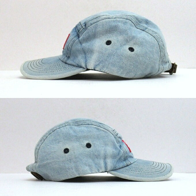 Supreme 17SS Washed Chino Twill Camp Cap Indigo