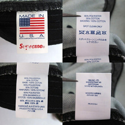 Supreme 17SS Washed Chino Twill Camp Cap Indigo