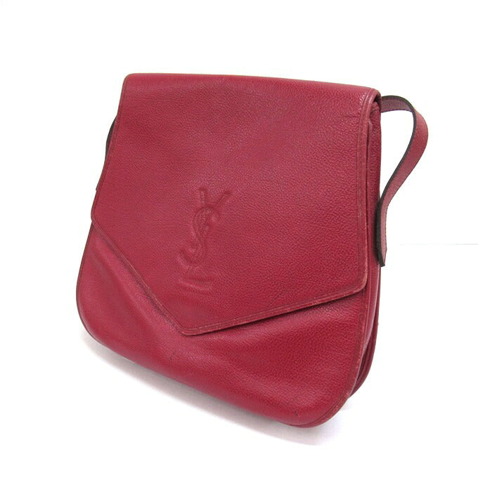 Yves Saint Laurent Cassandra Logo Bag Red Size ONE SIZE
