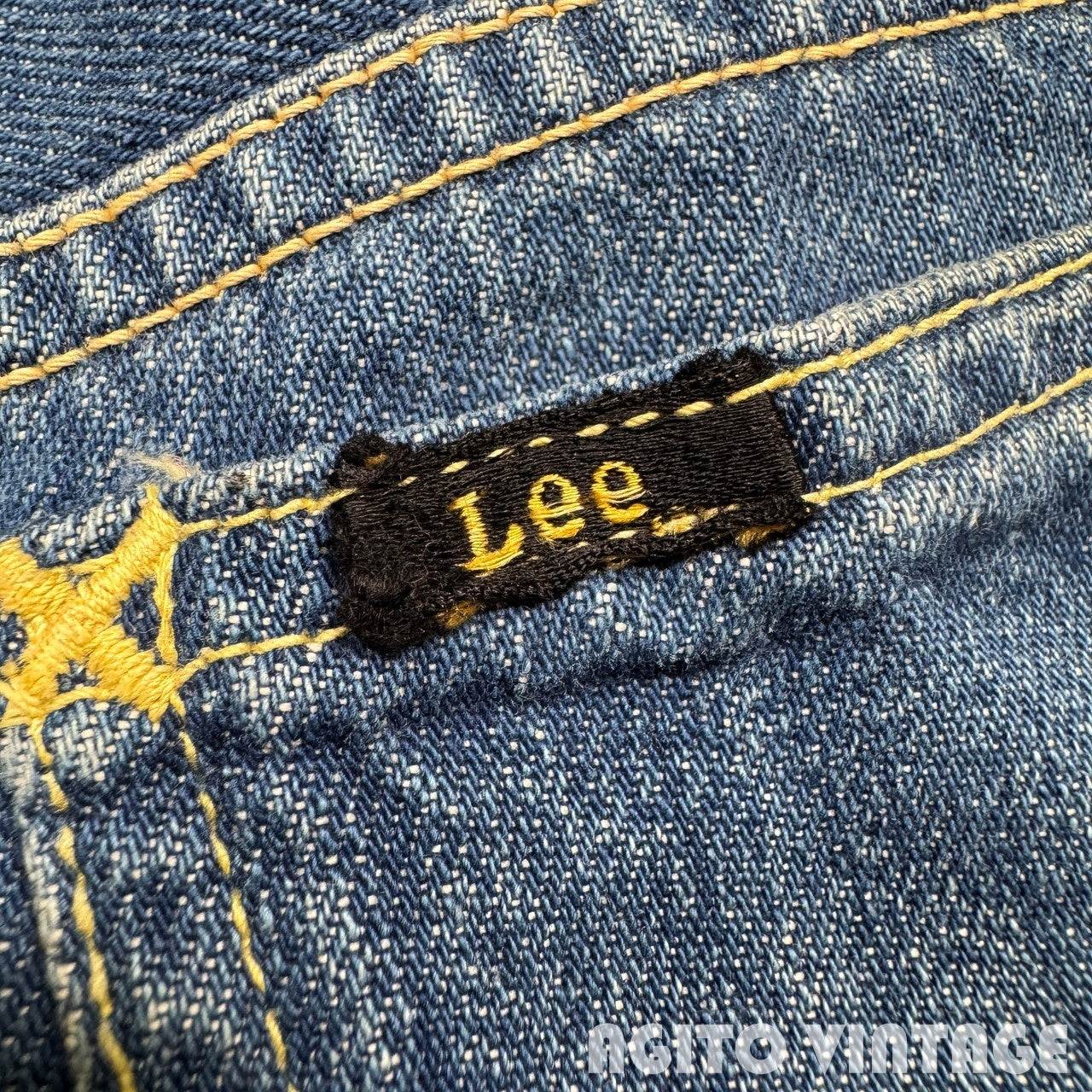 Lee 50s 341-Z Light Oz Denim Early Black Jeans Blue Size W28