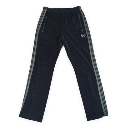 Needles 22AW Narrow Track Pants Velour Blue Size S