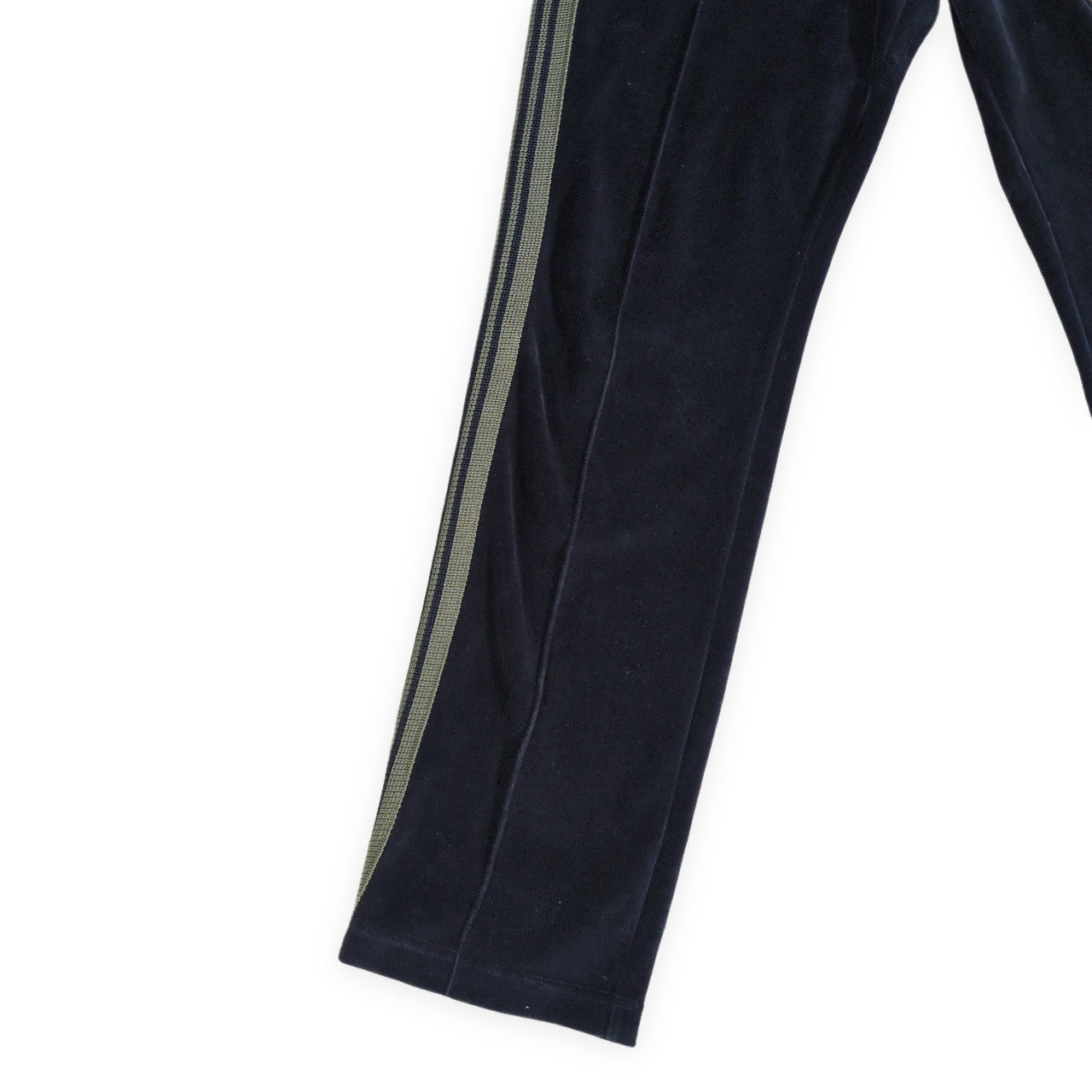 Needles 22AW Narrow Track Pants Velour Blue Size S