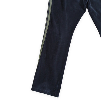 Needles 22AW Narrow Track Pants Velour Blue Size S