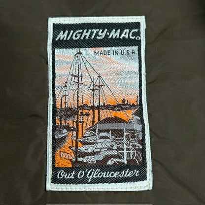 Mighty Mac 70s Corduroy Collar Blouson Jacket Beige Size 38