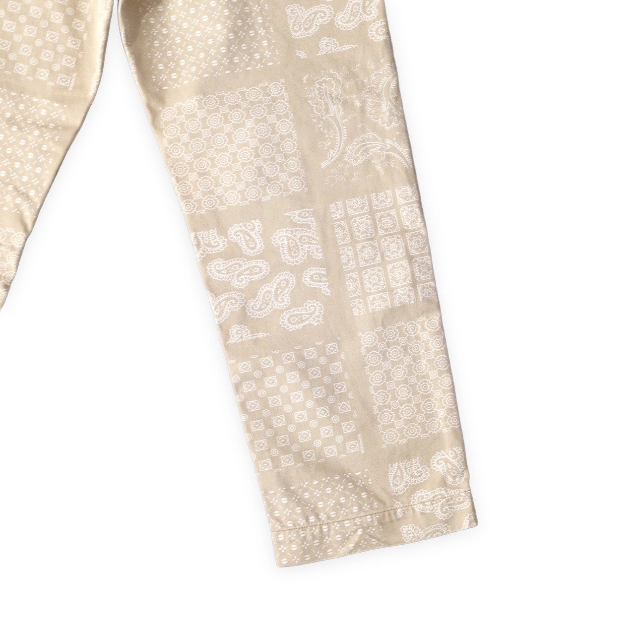 Supreme 20SS Paisley Grid Chino Pants Beige Size 30