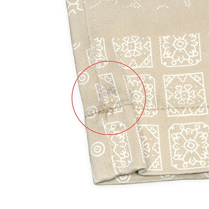 Supreme 20SS Paisley Grid Chino Pants Beige Size 30