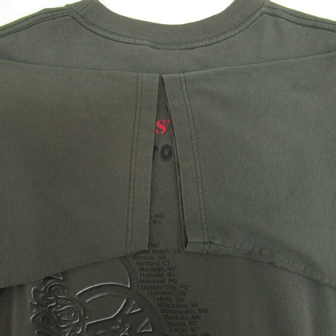 Aerosmith 98' World Tour Double Sided T-Shirt Khaki Size XL