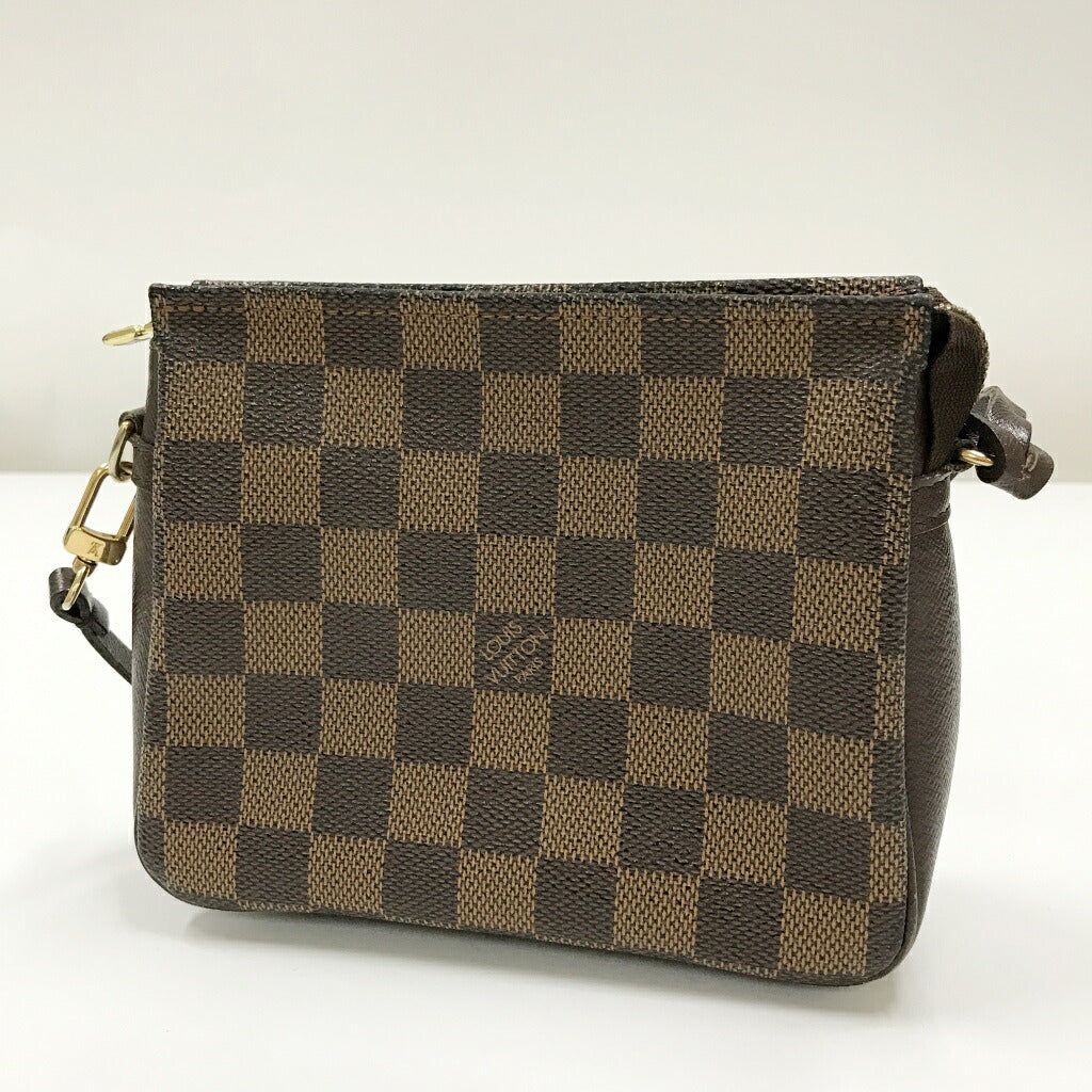 LOUIS VUITTON Trouss Make Up Pouch Brown