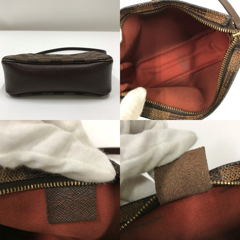 LOUIS VUITTON Trouss Make Up Pouch Brown