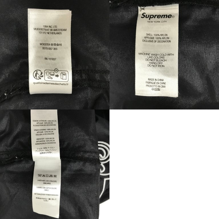 Supreme Old English Nylon Shorts Black Pants Size M
