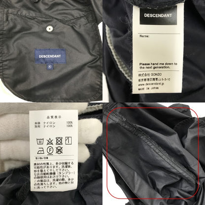 DESCENDANT Wharf Nylon Trousers Blue Size 4